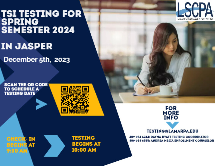 Copy of TSI Saturday Testing | PosterMyWall
