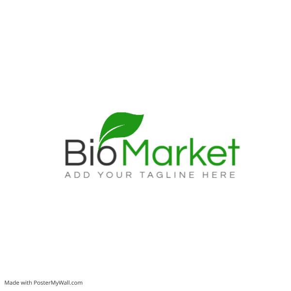 green and grey and black colors bio market lo