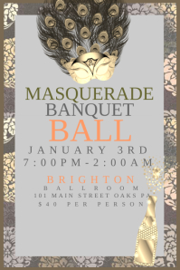 Masquerade Party Template PosterMyWall