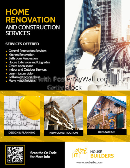 construction services flyer