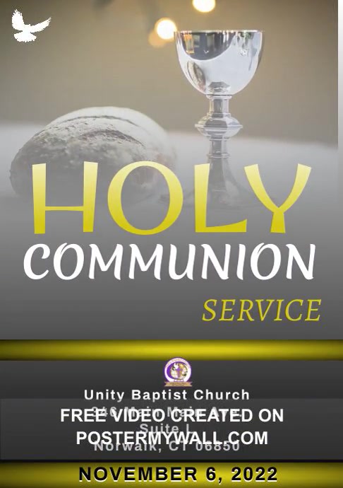 Copy of Holy Communion Flyer | PosterMyWall