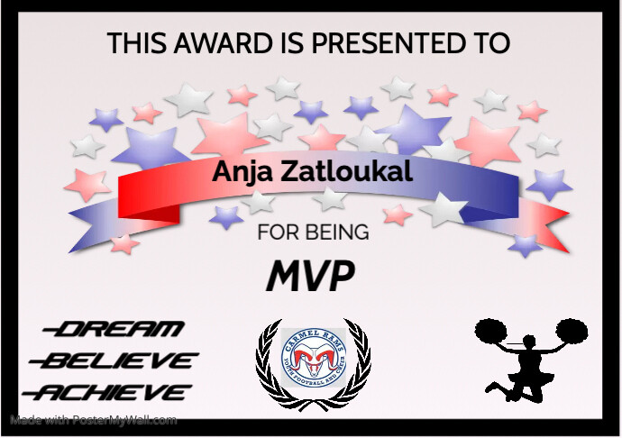 Certificate Award, School, Dance, Company | PosterMyWall