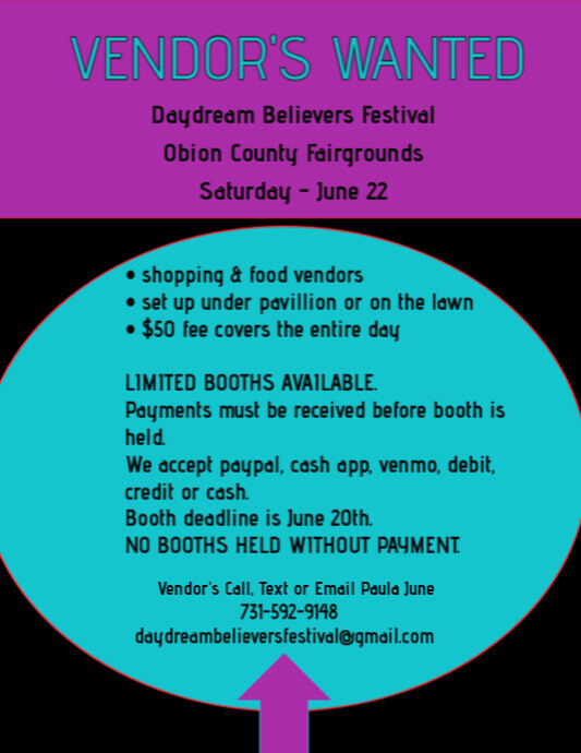 Modern Vendor's Event Community Flyer PosterMyWall