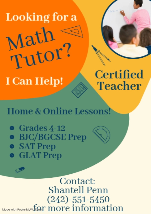 tutoring flyer template math | PosterMyWall