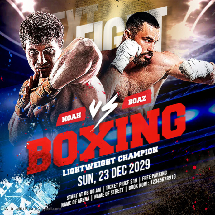 Kick Boxing Sport Templates