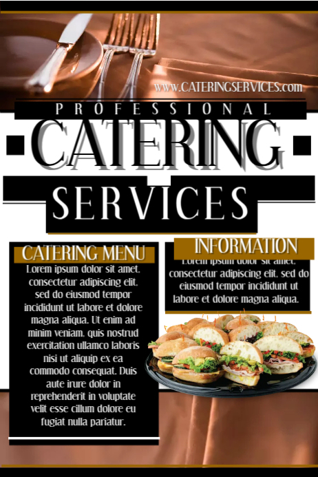 Catering Template | PosterMyWall