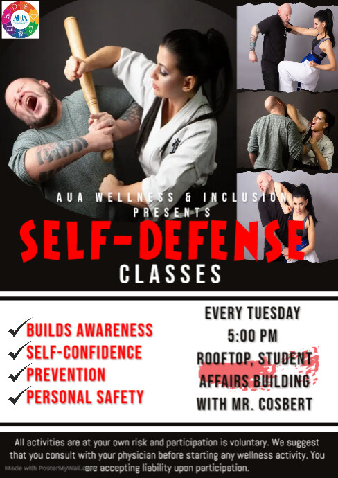 Self-Defense Class Flyer | PosterMyWall