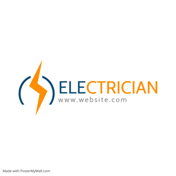 modern minimal electrician services logo temp