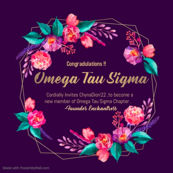Wedding Poster Square (1:1) template