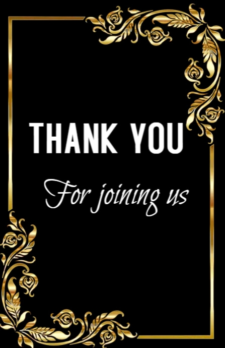 Copy of Thank you card | PosterMyWall