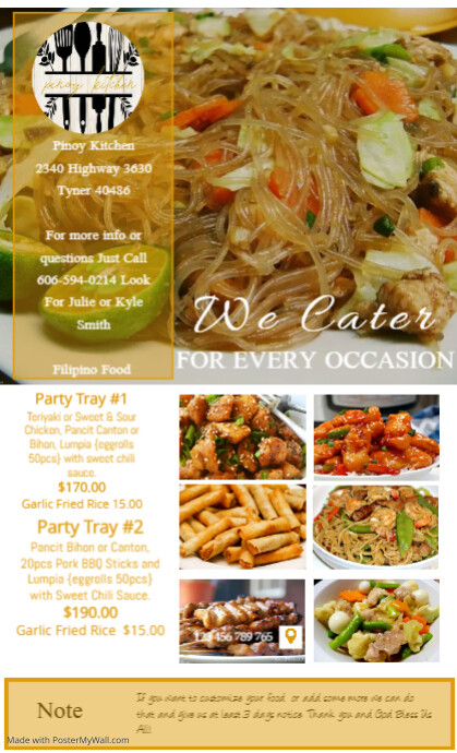 catering services for every occasion template (1) | PosterMyWall