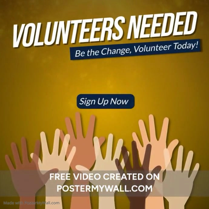 Volunteers Needed Social Media Post Template – Charity & Nonprofit Call ...