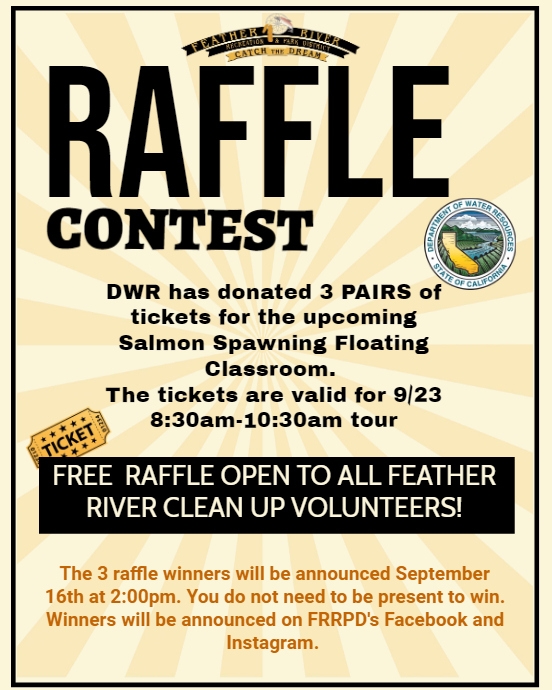 Copy of Feather River Clean Up Raffle Instagram Size | PosterMyWall