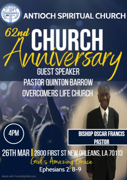 Church Anniversary | PosterMyWall