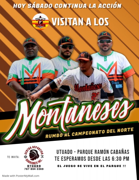 Copy of Copy of Baseball Game Flyer Poster Template | PosterMyWall