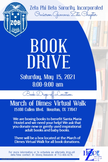 Copy of Copy of Adult Book Drive Poster Template | PosterMyWall