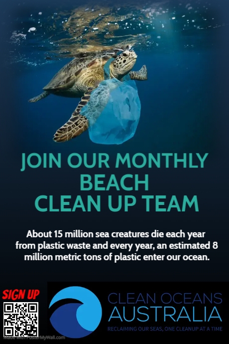 Stop Ocean Copy of Stop ocean plastic pollution | PosterMyWall