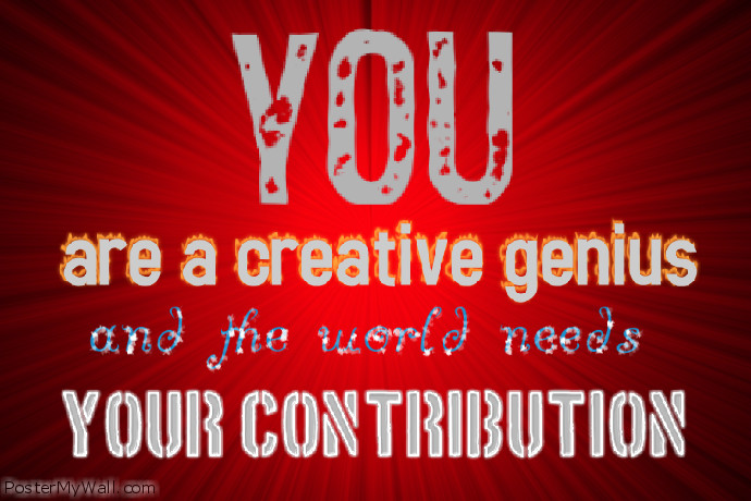 Copy of Creative Genius | PosterMyWall
