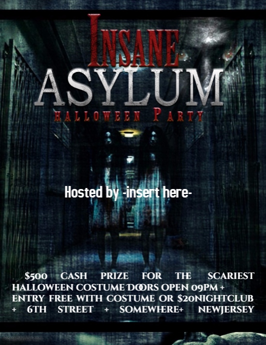 Halloween Event Flyer template