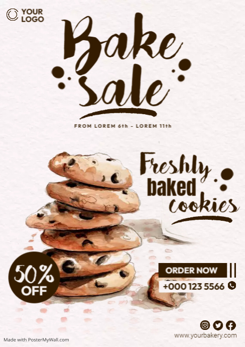 Cookie Sale Flyer (1) | PosterMyWall