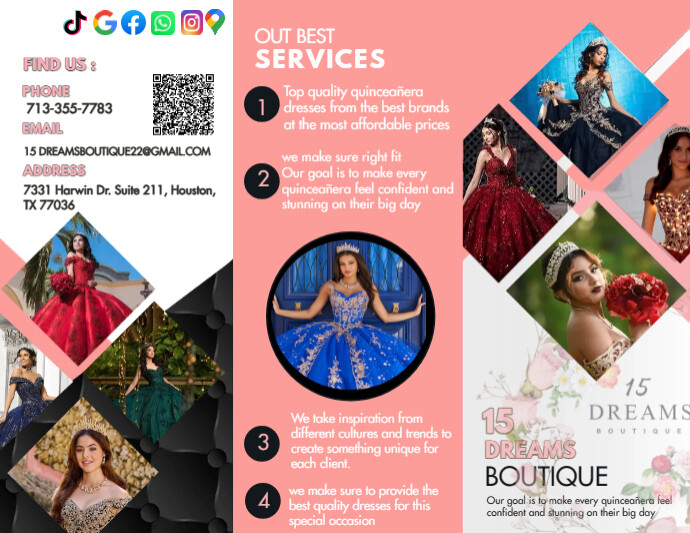 Business Service Product Information Brochure | PosterMyWall