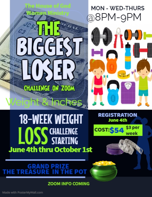 The Biggest Loser Challenge Flyer PosterMyWall The Biggest Loser Challenge Flyer PosterMyWall