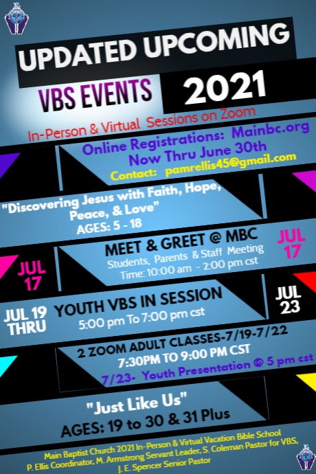Copy of Copy of Upcoming Events Poster Template | PosterMyWall