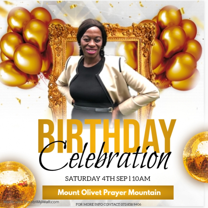 Copy of birthday party, birthday, happy birthday | PosterMyWall