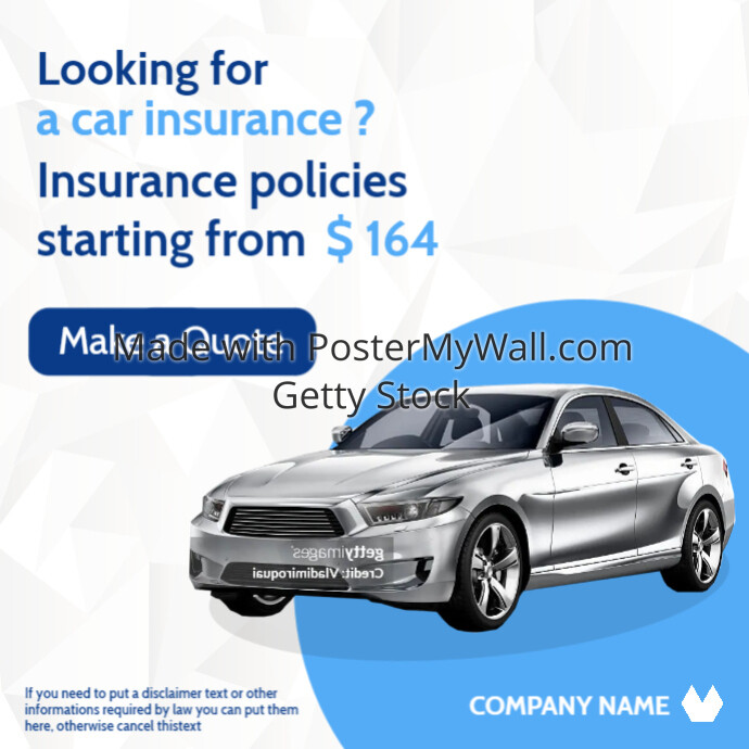 car insurance advertisement light and dark bl