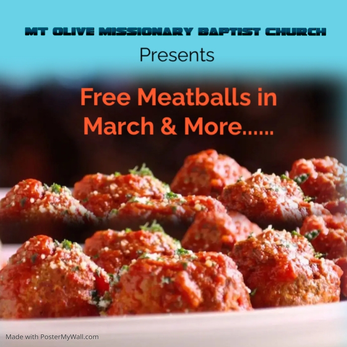 national meatball day PosterMyWall