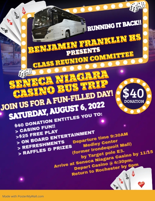 Copy of Copy of Casino Bus Trip Flyer Template PosterMyWall