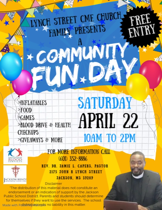 Community Fun Day Flyer | PosterMyWall