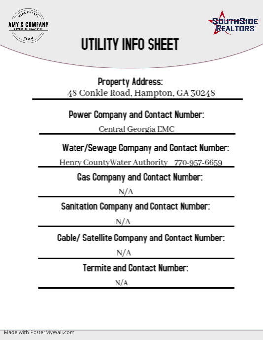 10 Utility Sheet PosterMyWall