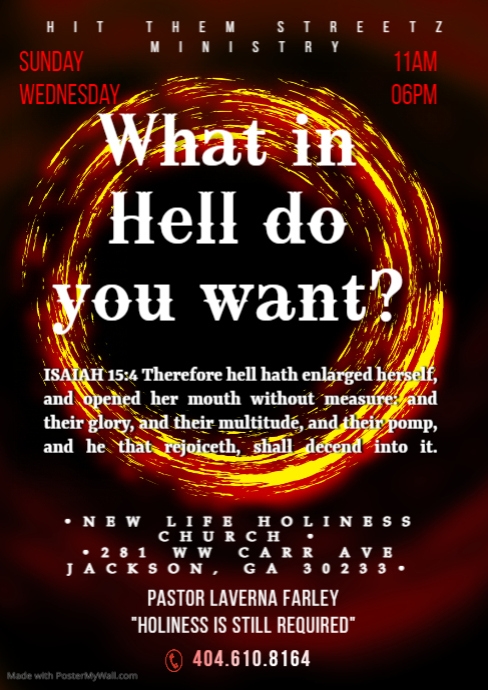 FIRE PARTY POSTER A4 template