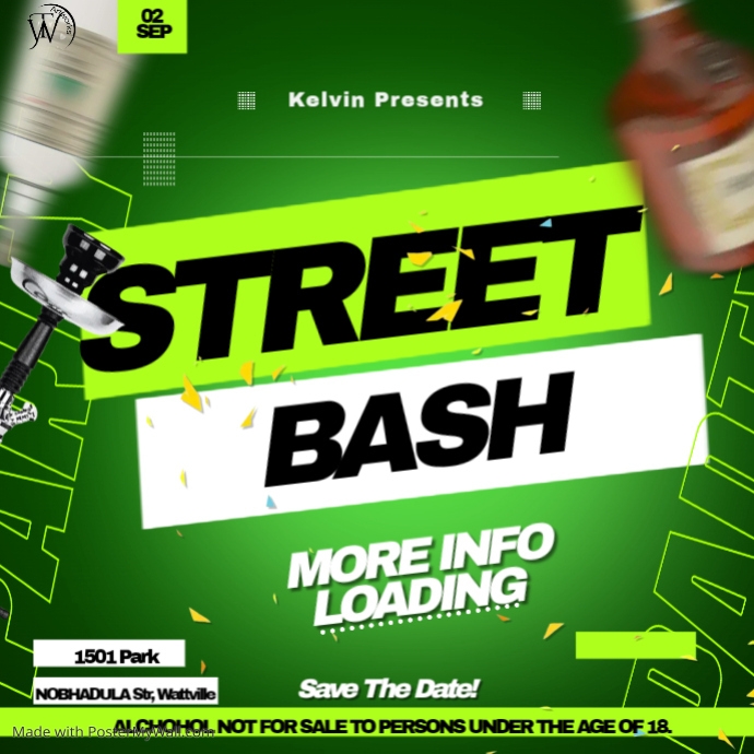 Street Bash PosterMyWall