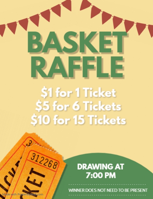 Basket Raffle PosterMyWall