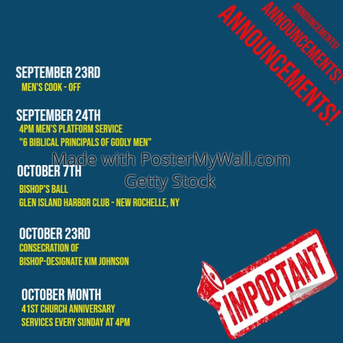 Copy of Copy of Event Information | PosterMyWall