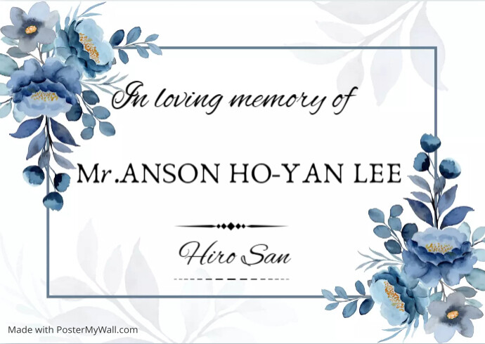 Floral sympathy card | PosterMyWall