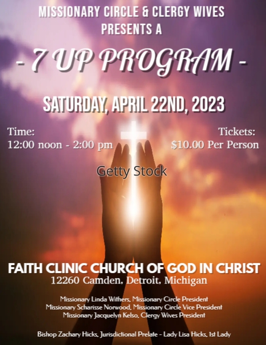 7Up Program Tickets (1) | PosterMyWall