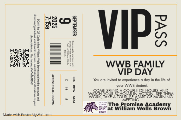 vip pass template design ticket | PosterMyWall