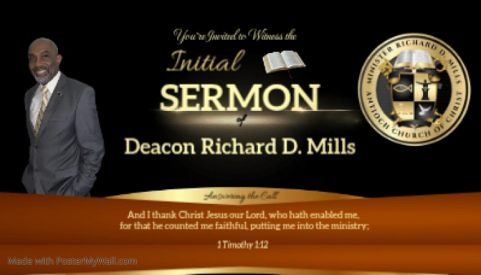 Copy of Initial Sermon 1 (2) | PosterMyWall