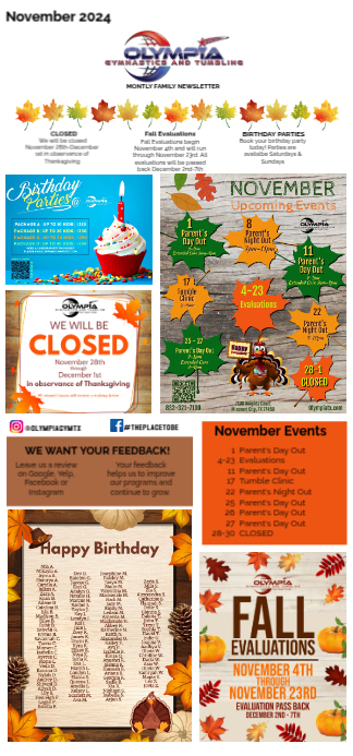 Copy of November Nesletter | PosterMyWall