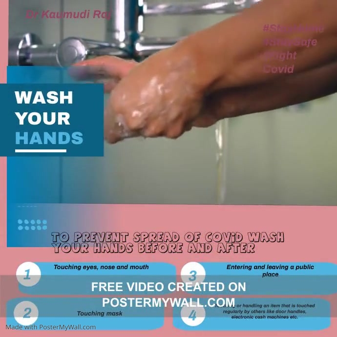 Copy of WASH YOUR HANDS | PosterMyWall