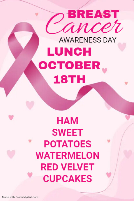 Breast Cancer Awareness Event Poster | PosterMyWall