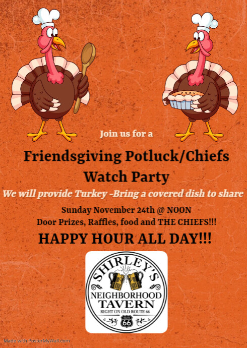 Copy of Friendsgiving Potluck Funny Casual Invitation | PosterMyWall