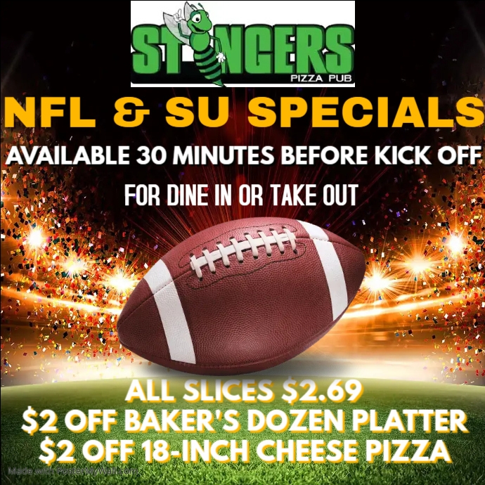 MONDAY NIGHT FOOTBALL TEMPLATE (1) Instagram Post