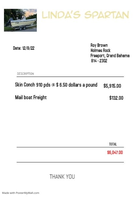 Copy of Copy of Invoice | PosterMyWall