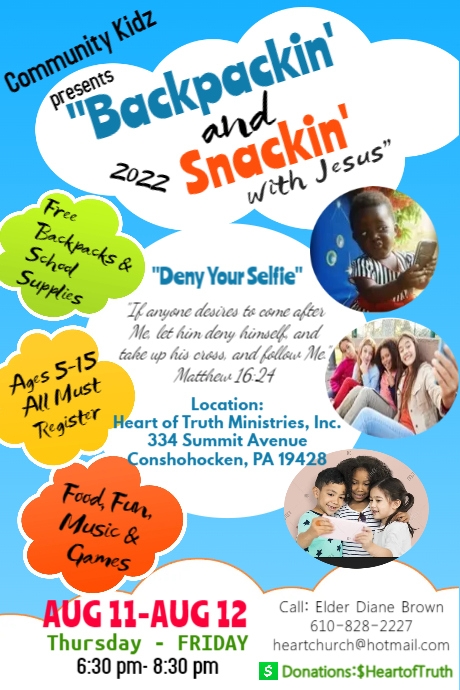 Copy of Vacation bible school template | PosterMyWall