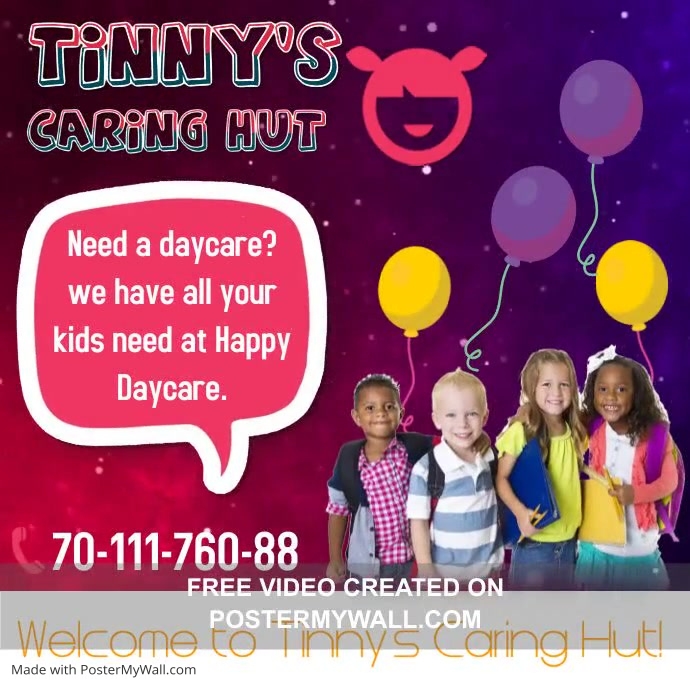 Copy of Happy Daycare | PosterMyWall