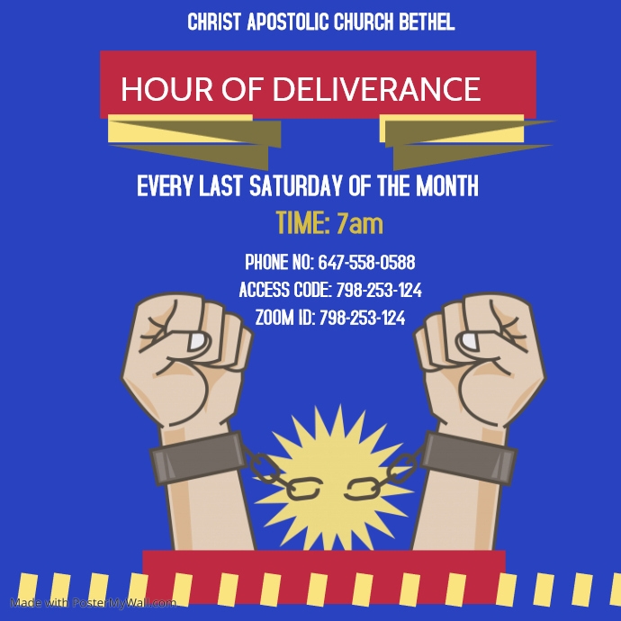 Copy of BREAK THE CHAINS FLYER PosterMyWall